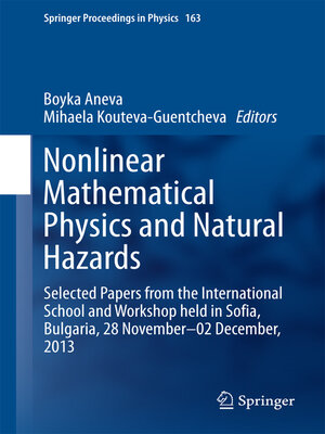 cover image of Nonlinear Mathematical Physics and Natural Hazards